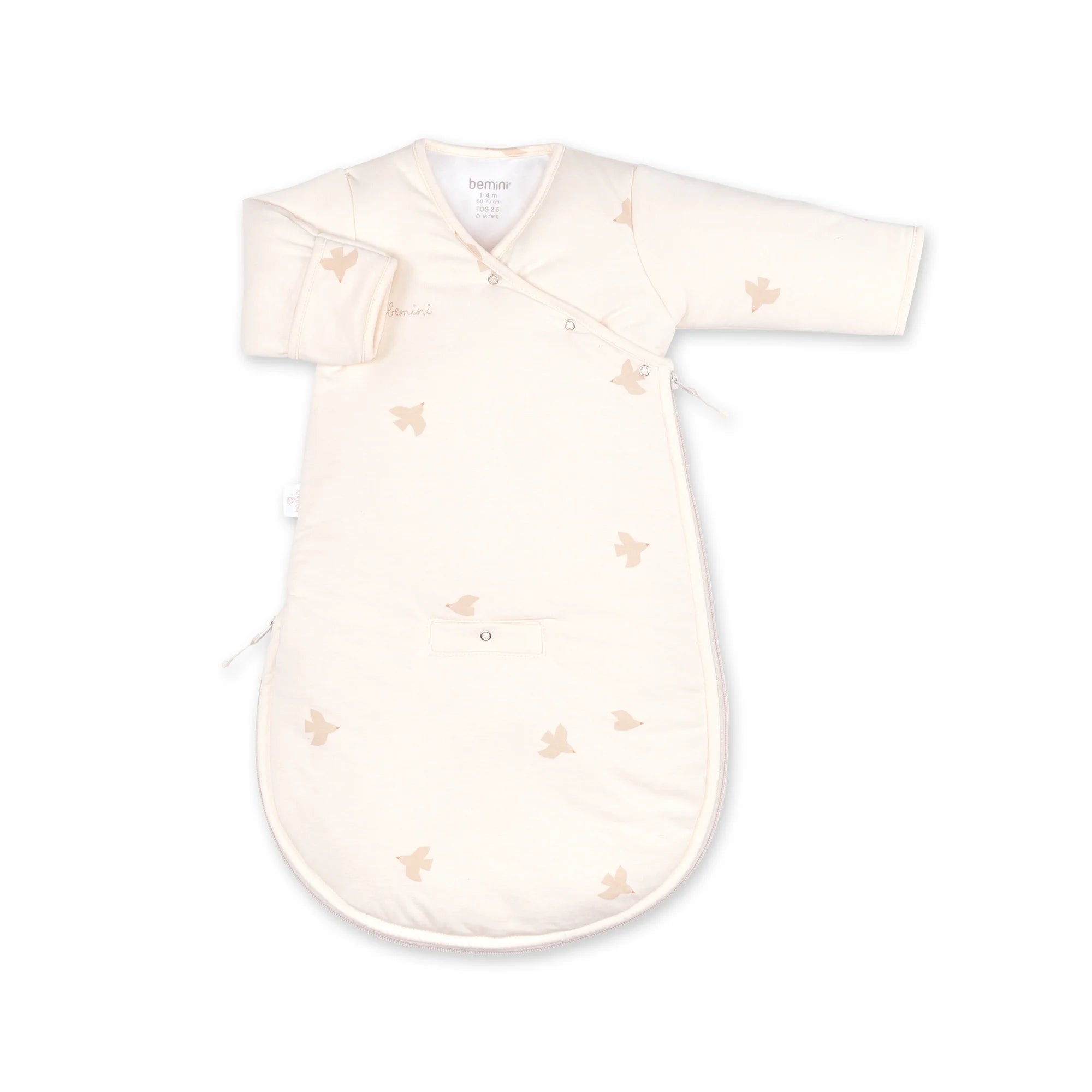 Schlafsack MAGIC BAG aus Pady-Jersey + Jersey, Tog-Wert 2,5 – Piuma ecru (verschiedene – Bonbon Conceptstore Eupen