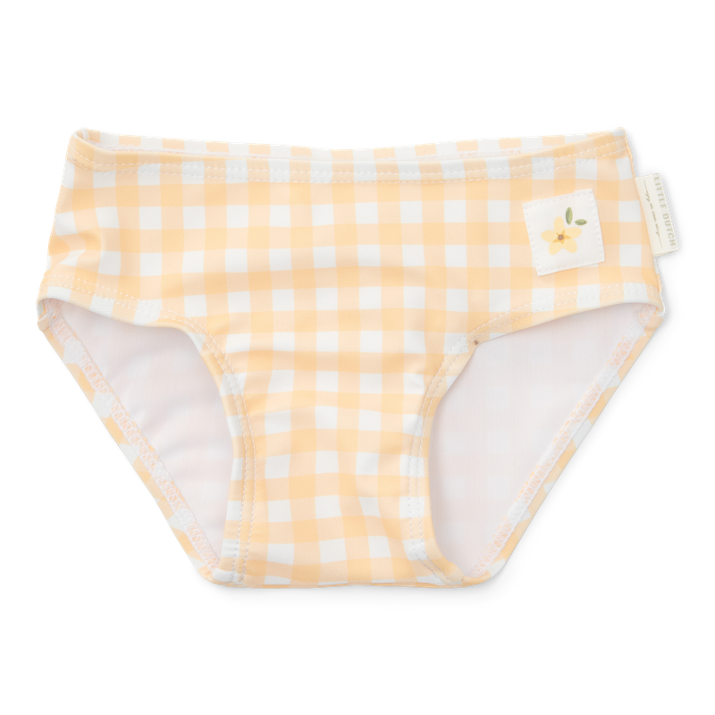 Rüschen-Bikini - Yellow check (diverse Größen) Trikot