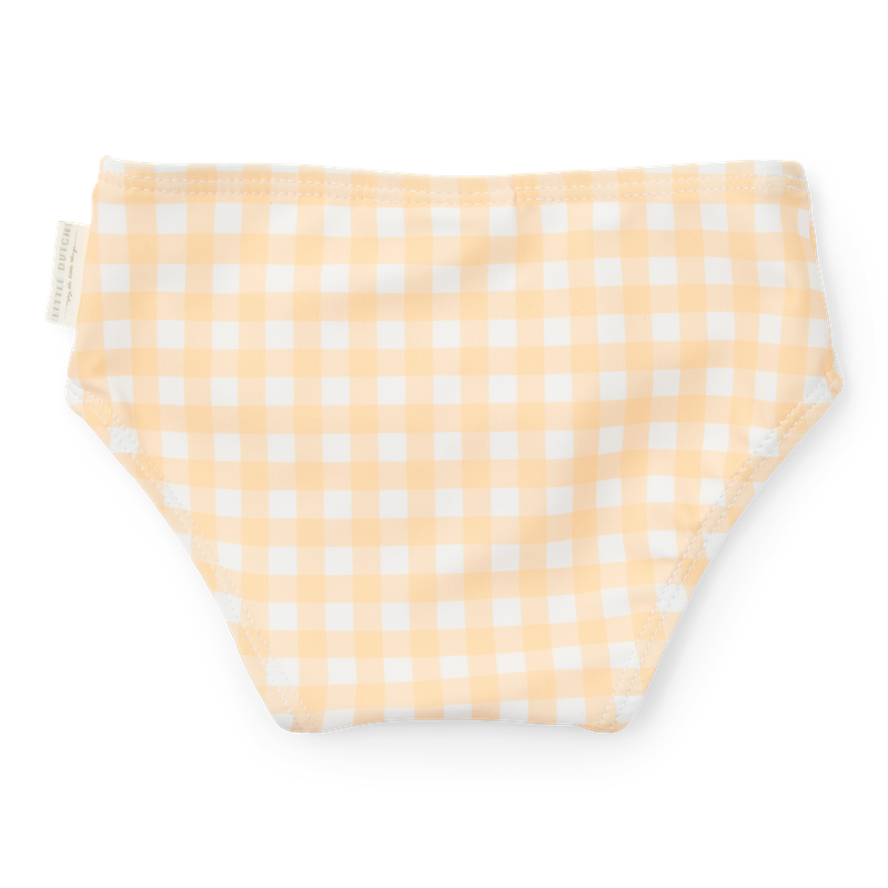 Rüschen-Bikini - Yellow check (diverse Größen) Trikot