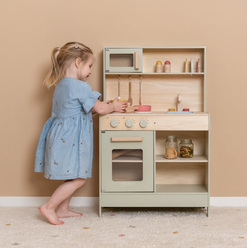 Kinderküche aus Holz NEW - Toys