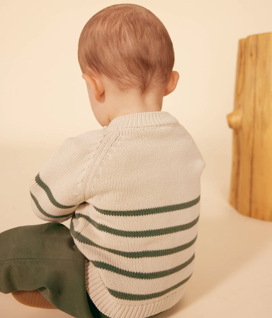Pullover aus Baumwolle, Baby, Kroko - Kleidung