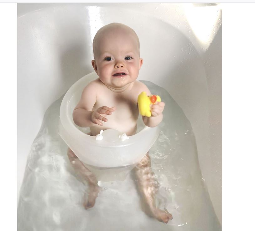 Sitzerhöhung von Baden für Baby Polypropylen gefrostet -.