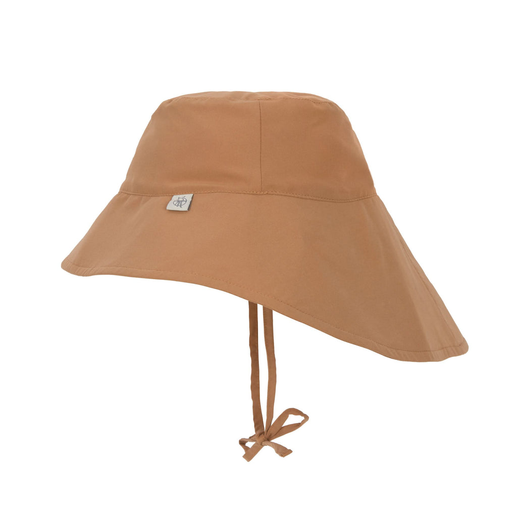 Karamellfarbener UV-Nackenschutz-Hut (verschiedene Größen) - - -