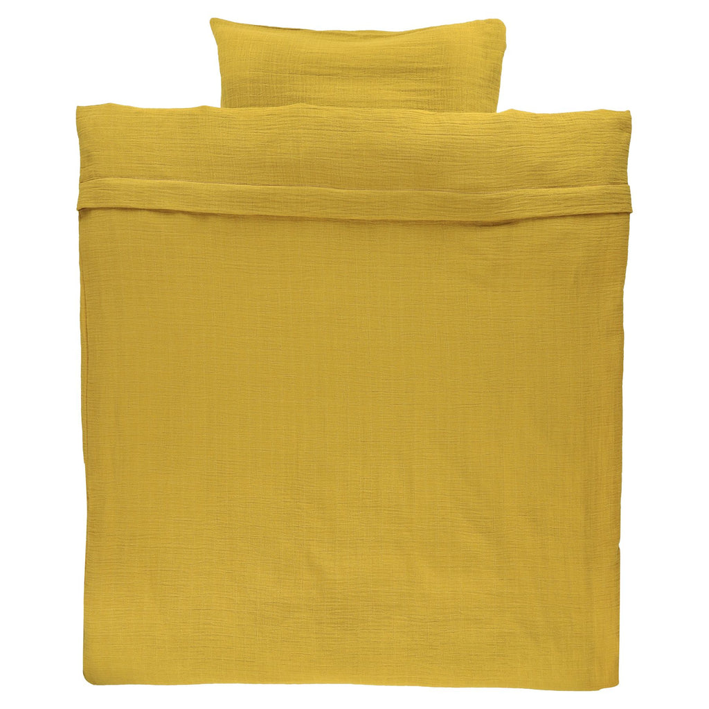 Baby Bettdeckenbezug (verschiedene Farben ) - Bliss Mustard -