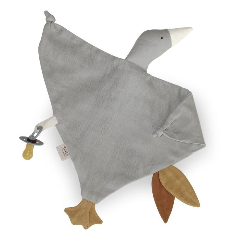SAGA Kuscheldecke Goose - (verschiedene Farben ) - Silver Grey - Kuscheldecke