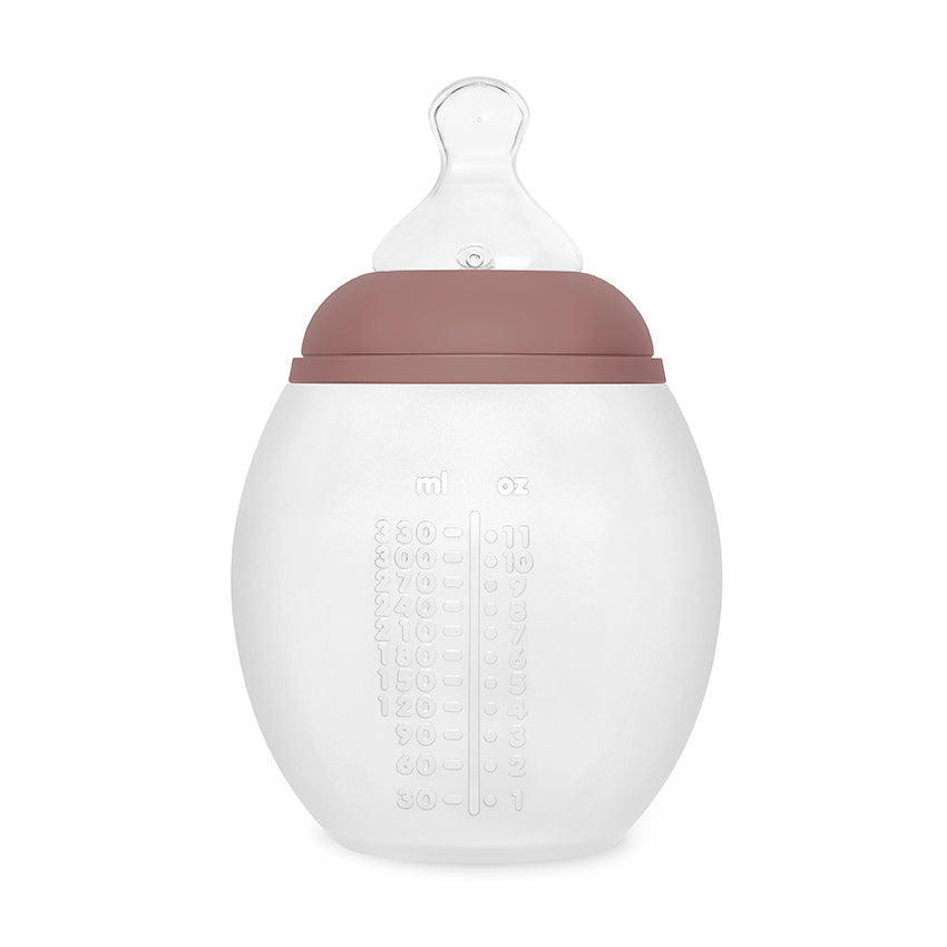 Feeding bottle - 330 ml (various colors) - blush - Baby food