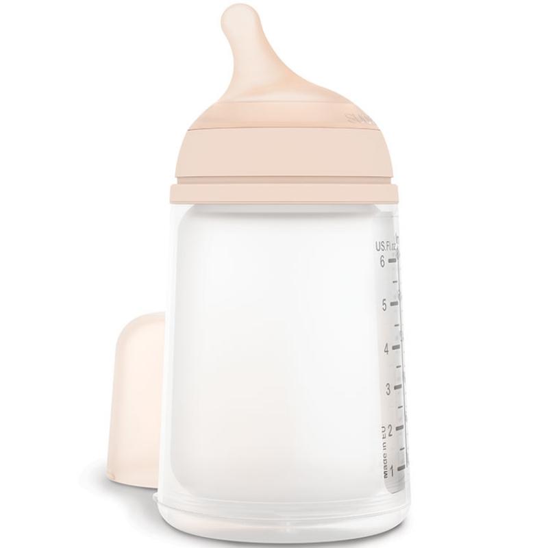 Zerø.Zerø medium flow anti-colic feeding bottle (270 ml) - Meals