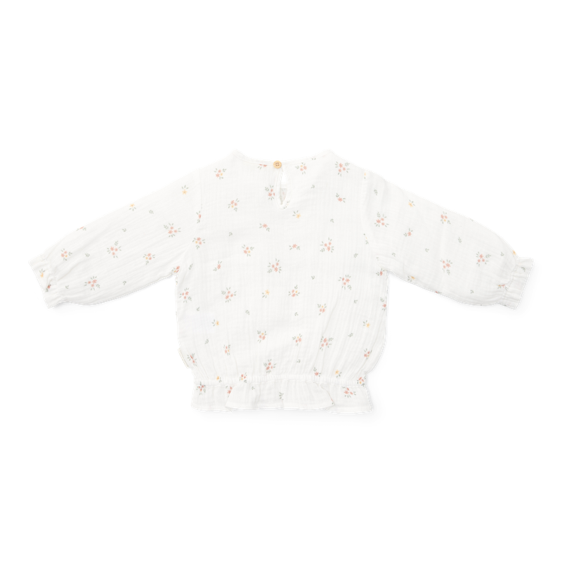 Chiffon blouse - White Meadows (various sizes)