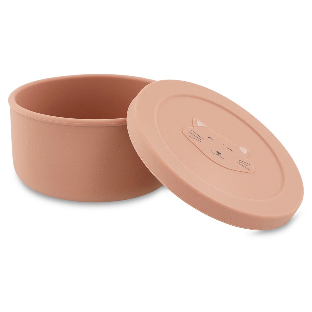 Silicone snack box - Mrs. Cat - Plate