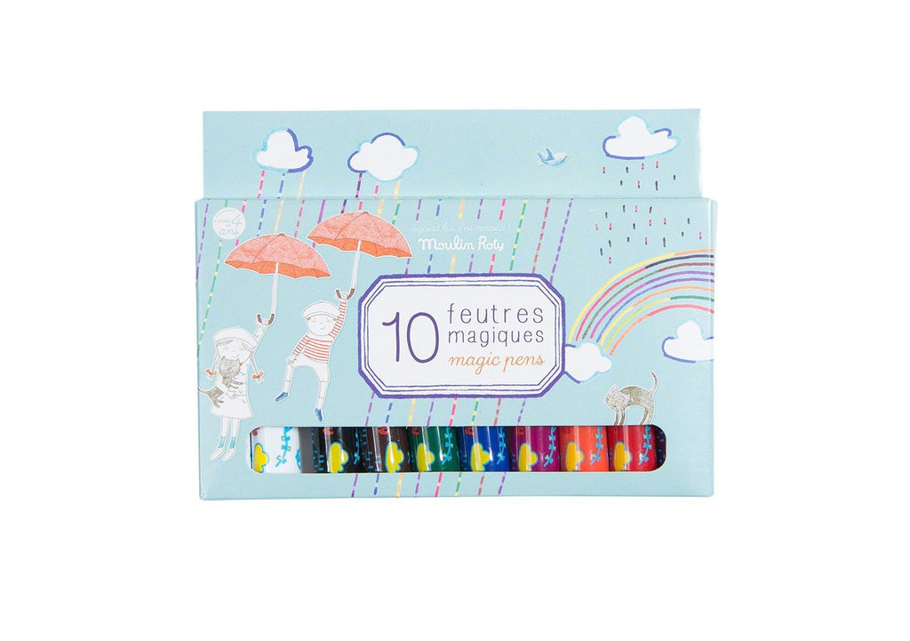 Box of 10 Today is Wednesday magic markers -