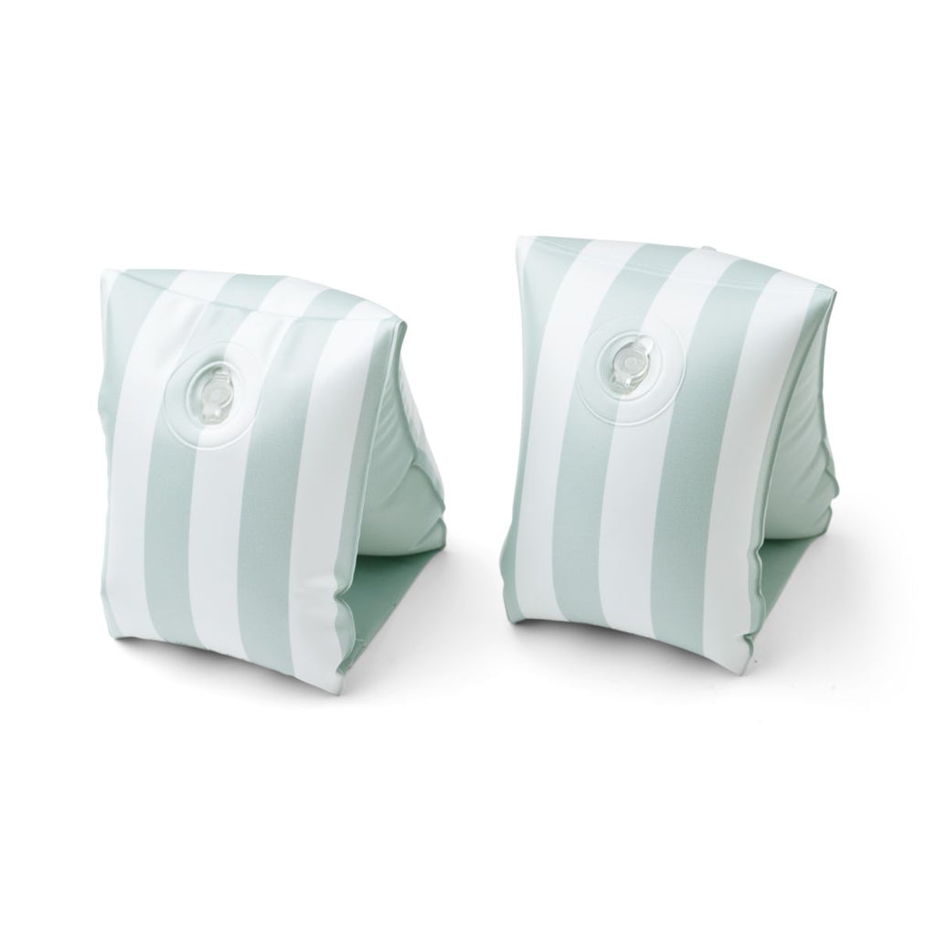 Shirley Swimming Armbands - Stripe Peppermint / Creme