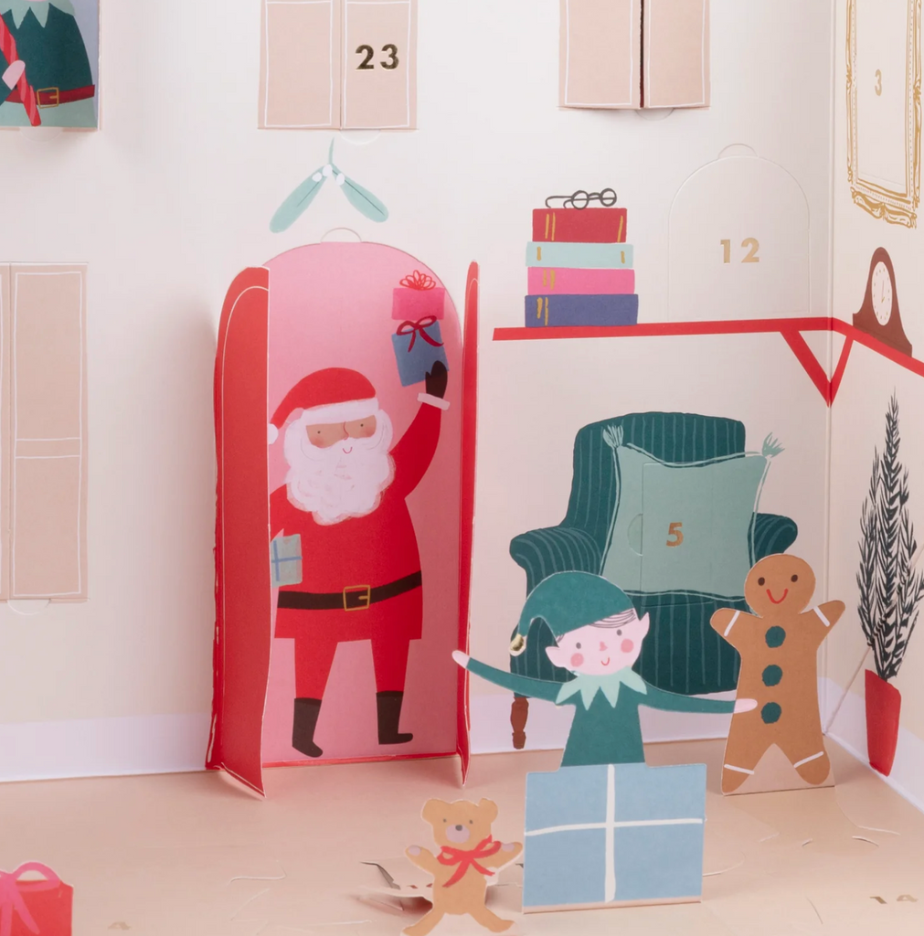 Santa's House Advent Calendar - Toys