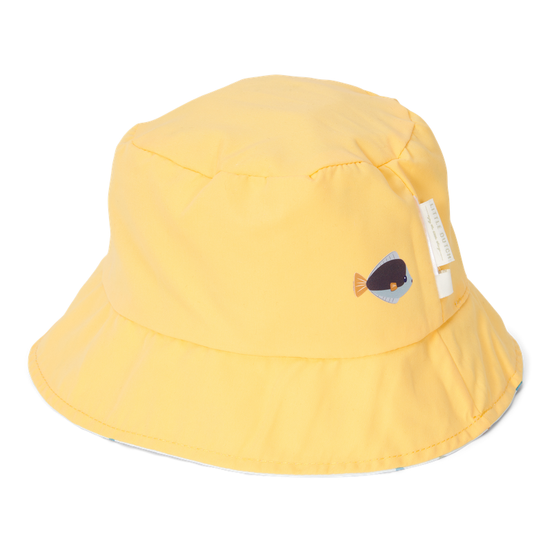 Honey Yellow / Ocean Treasures reversible hat