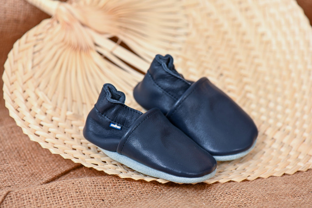 Softbaby leather shoes - Navy - Shoes