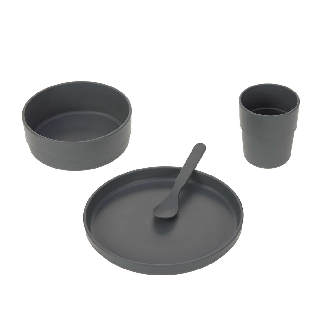 Children's lunch set (plate bowl cup spoon) Uni