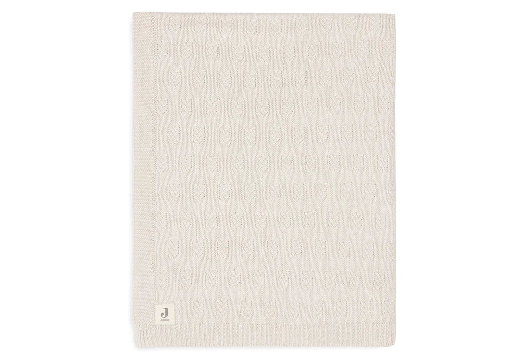 Cradle Blanket 75x100cm Grain Knit - (various colors) -
