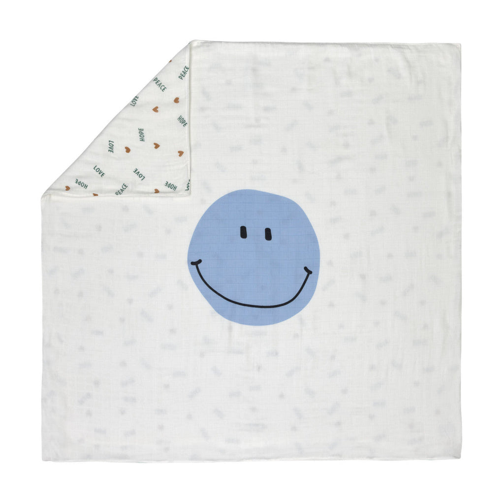 Divinely soft baby blanket - Happy Rascals Smile