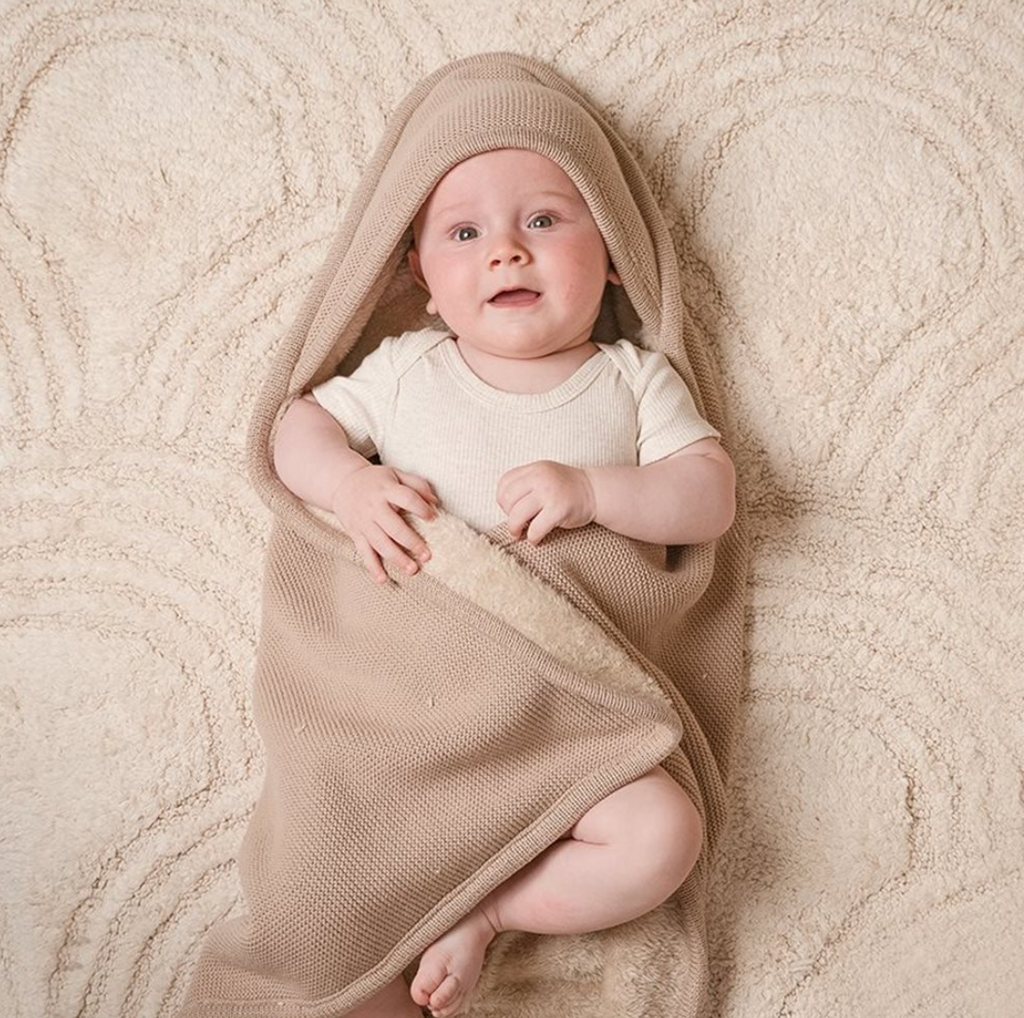 Wraparound Baby Blanket - beige - Accessories