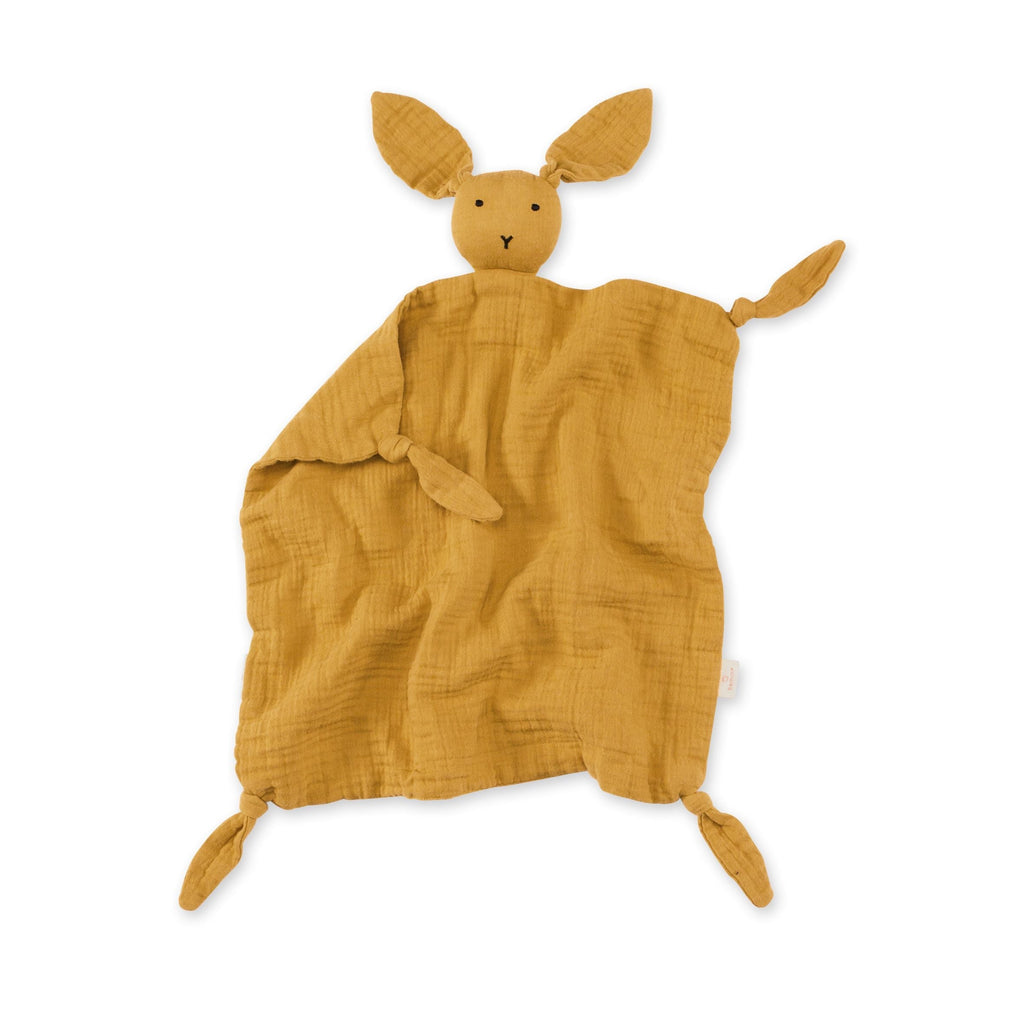 Bunny comforter (various colors) - ochre - doudou