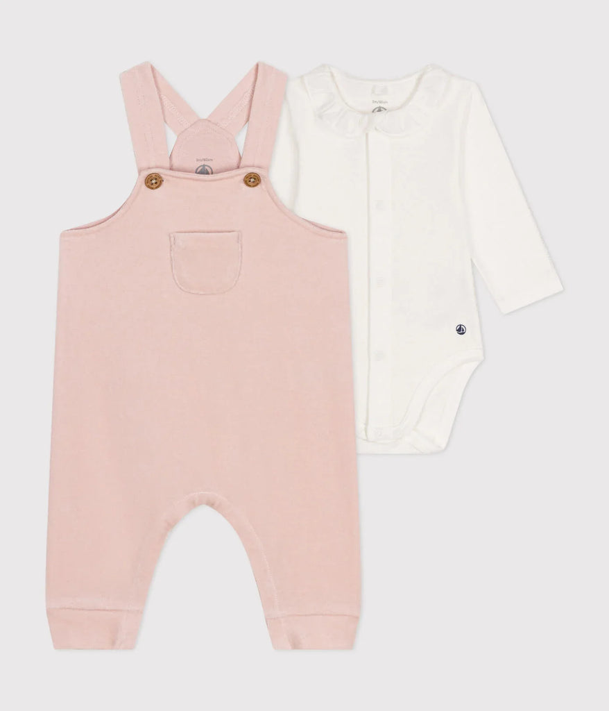 Pink velvet overalls - Clothing