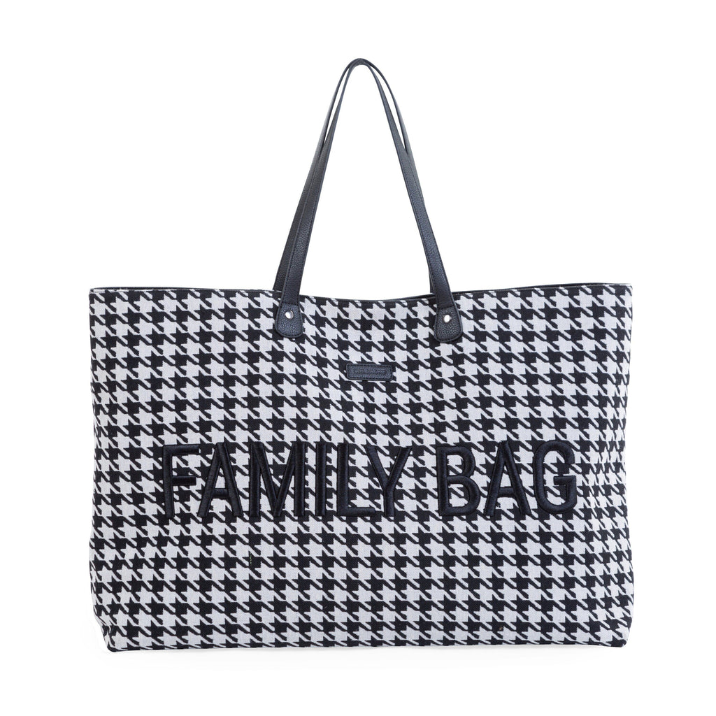 Family Bag Pied De Poule - Black - Changing Bag