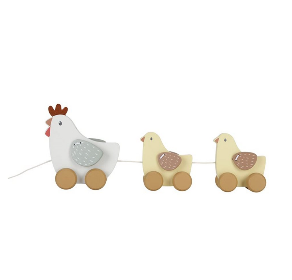 Little Farm chickens pull toy - Toys