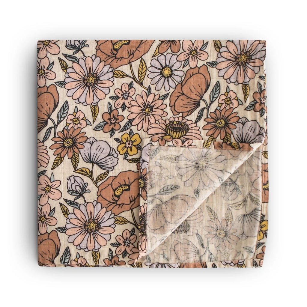 Tetra diapers 120x120cm List #316512 - Retro Flowers