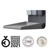 Leander Wally™ wall mounted changing table Dusty grey - Mattresses