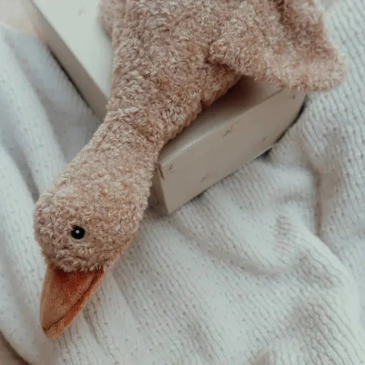 Liva the heartbeat comforter duck - brown - activity toys