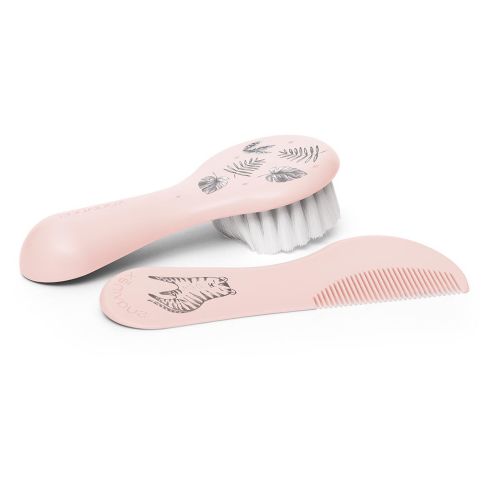 Brush and Comb Set - pink
