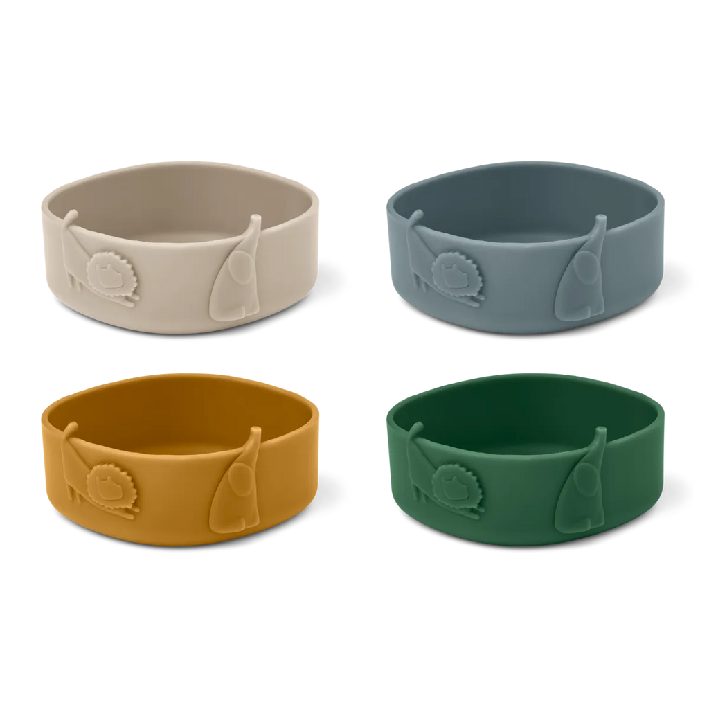 Set of 4 Emily bowls - (various colors) - Garden Green -