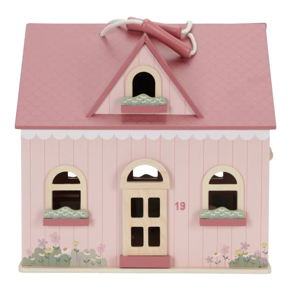 Portable wooden dollhouse - Toys