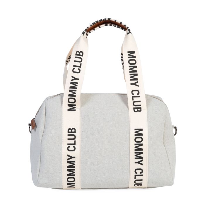 Mommy Club diaper bag - Signature Canvas off white