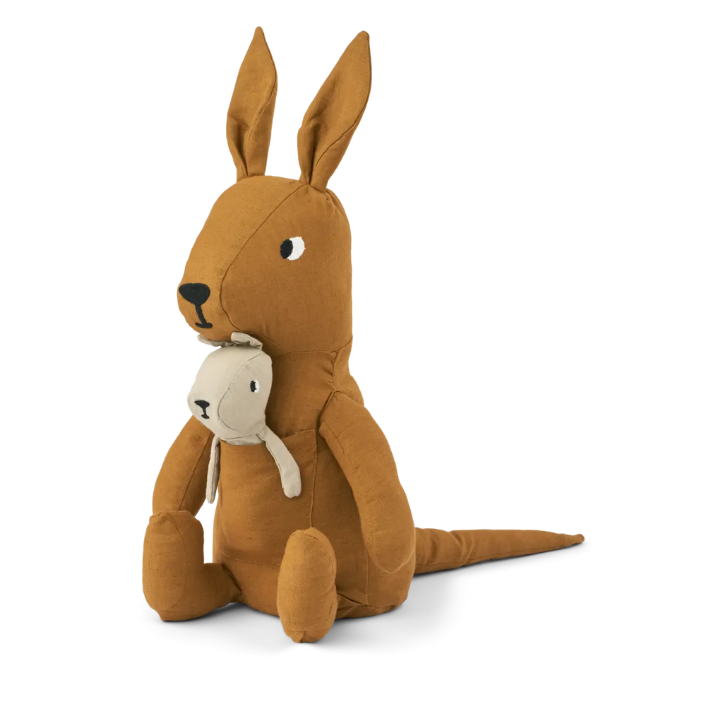Ailo Musical Plush - Kangaroo - Golden Caramel - plush toy