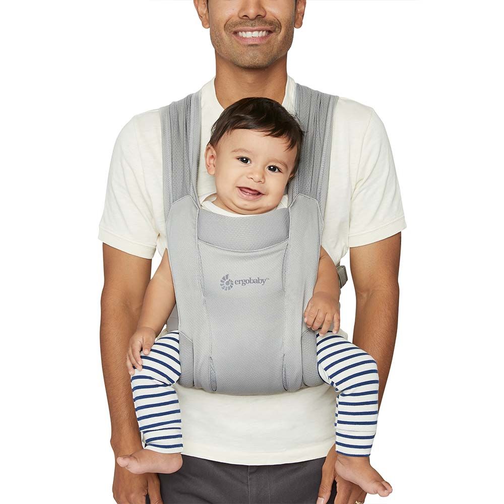 Embrace Baby Carrier - Mesh soft air light grey - Baby travel
