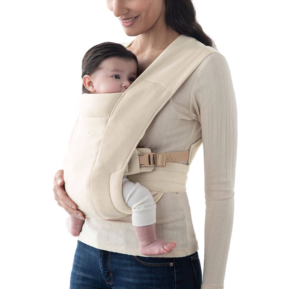 Embrace Baby Carrier - Soft knit cream - Baby travel