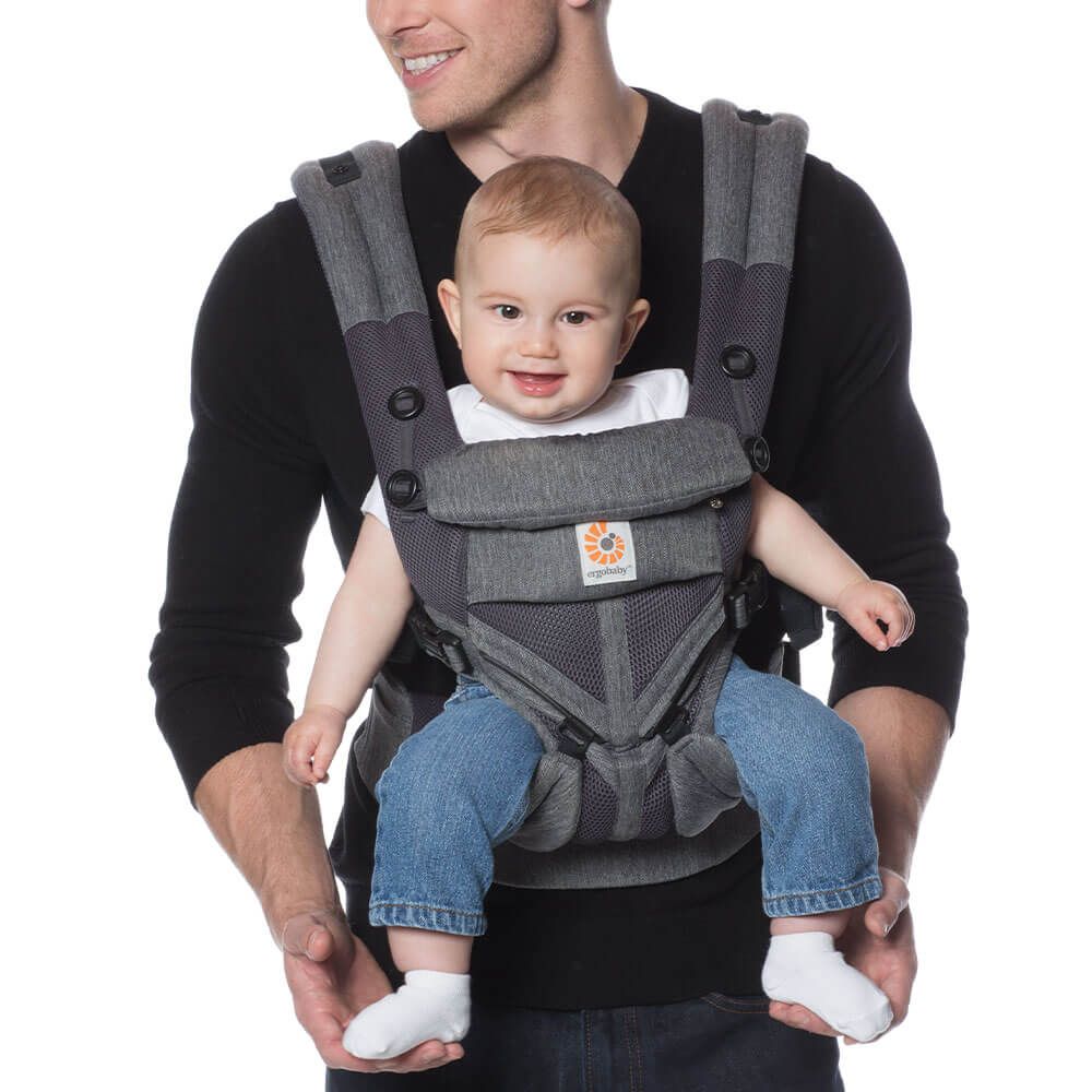 Omni 360 Cool Air Mesh Baby Carrier - Heather grey - Baby travel