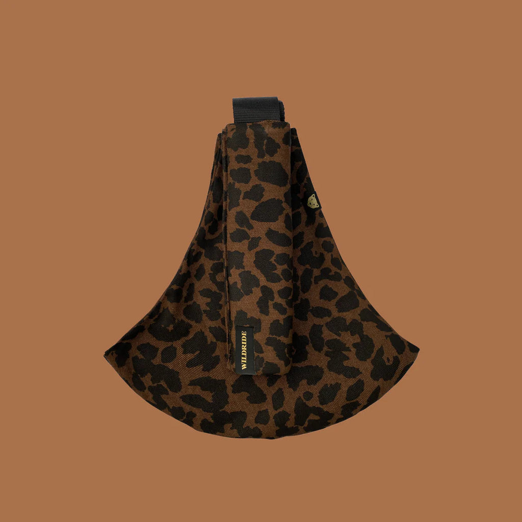 Infant carrier 9 months - 4 years WILDRIDE Brown leopard -