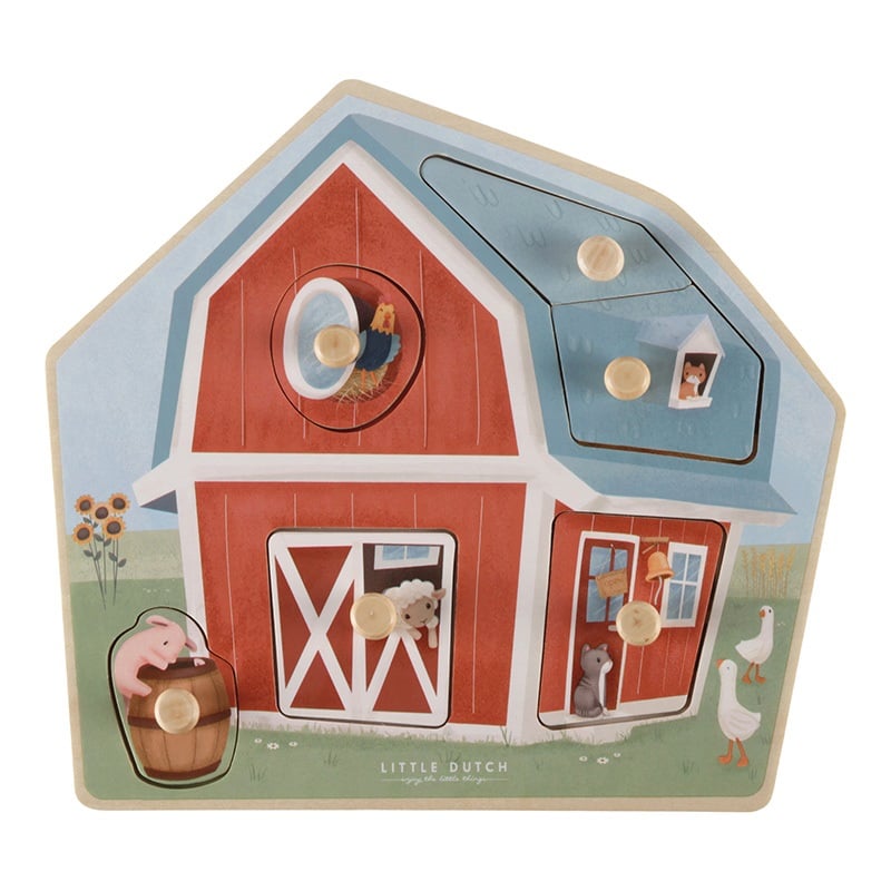 Little Farm wooden puzzle - activity toy