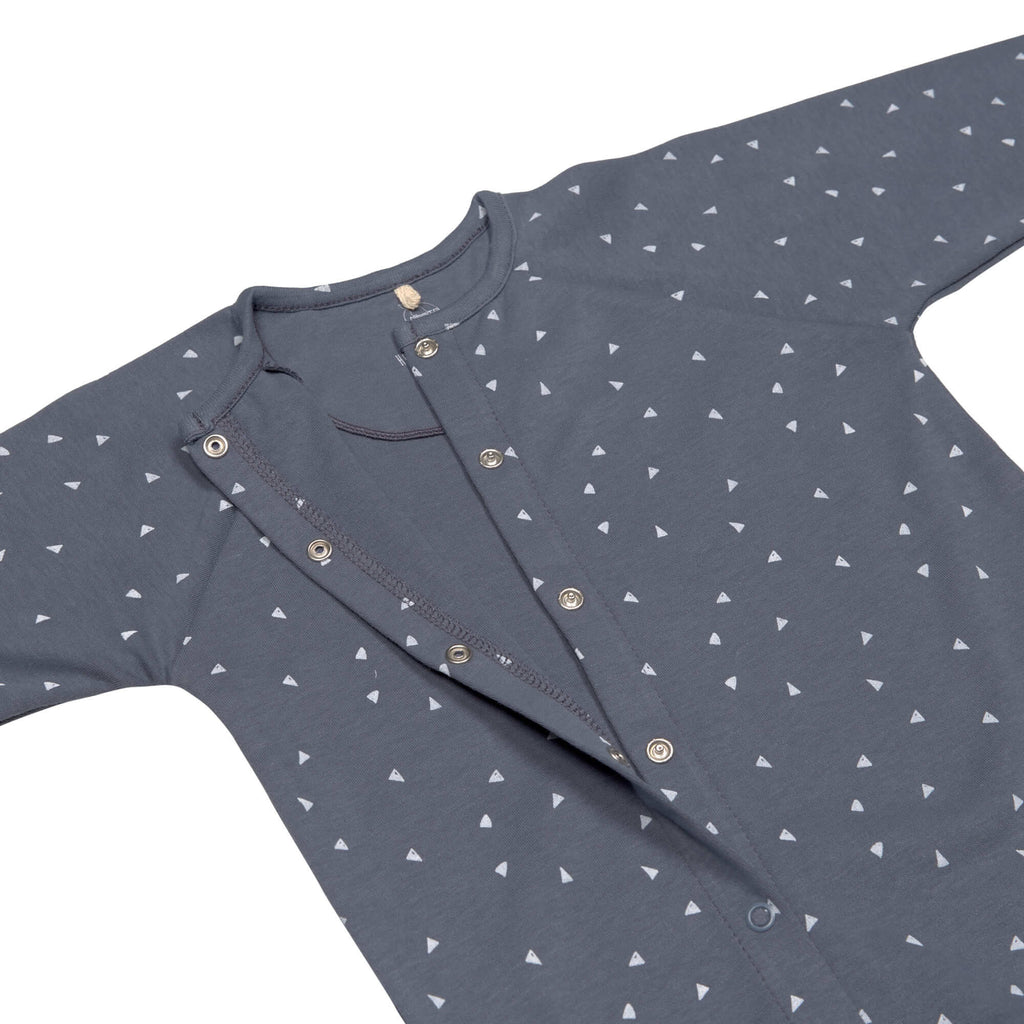 Baby pyjamas - Organic cotton Triangle blue - p
