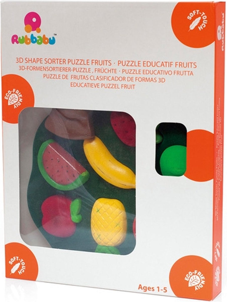Rubbabu 3D fruit puzzle - jigsaw puzzle