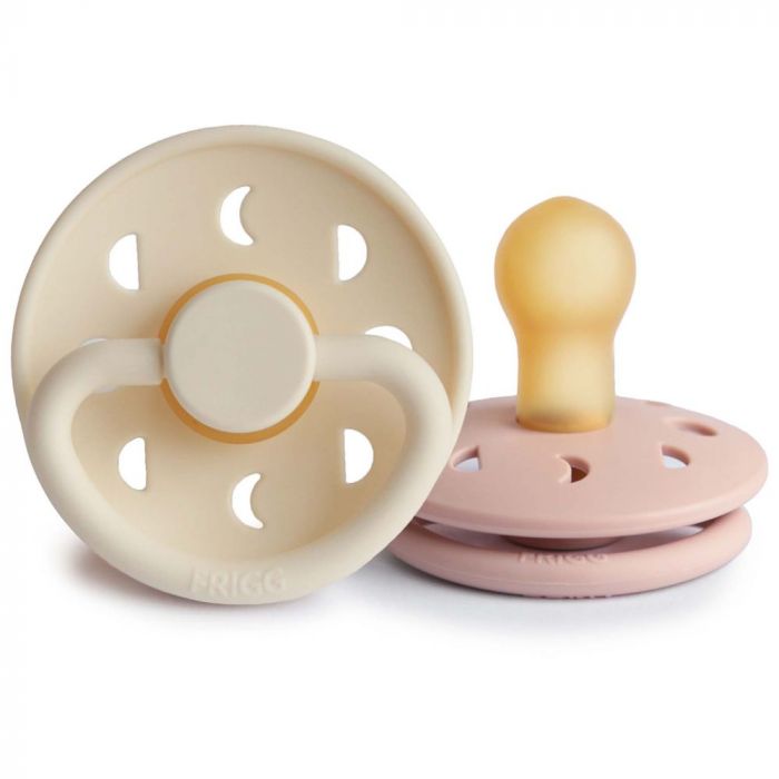 Frigg Pacifier 0-6 months (various colors) - Moon Blush / Cream