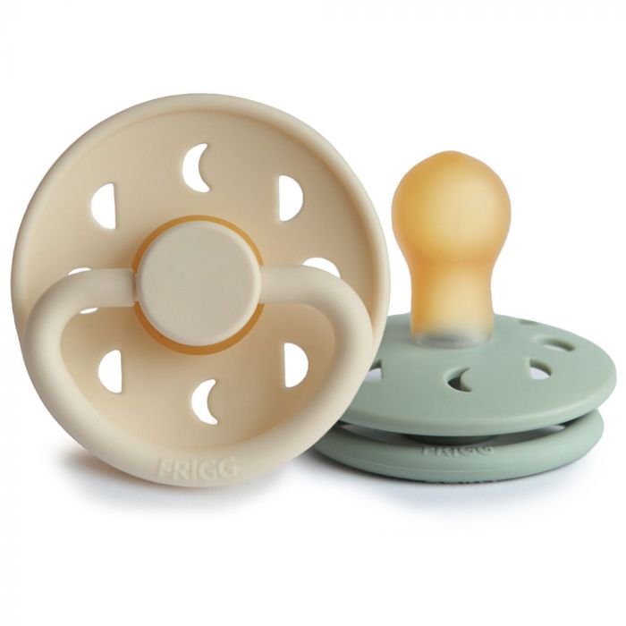 Frigg Pacifier 0-6 months (various colors) - Moon Blush / Sage