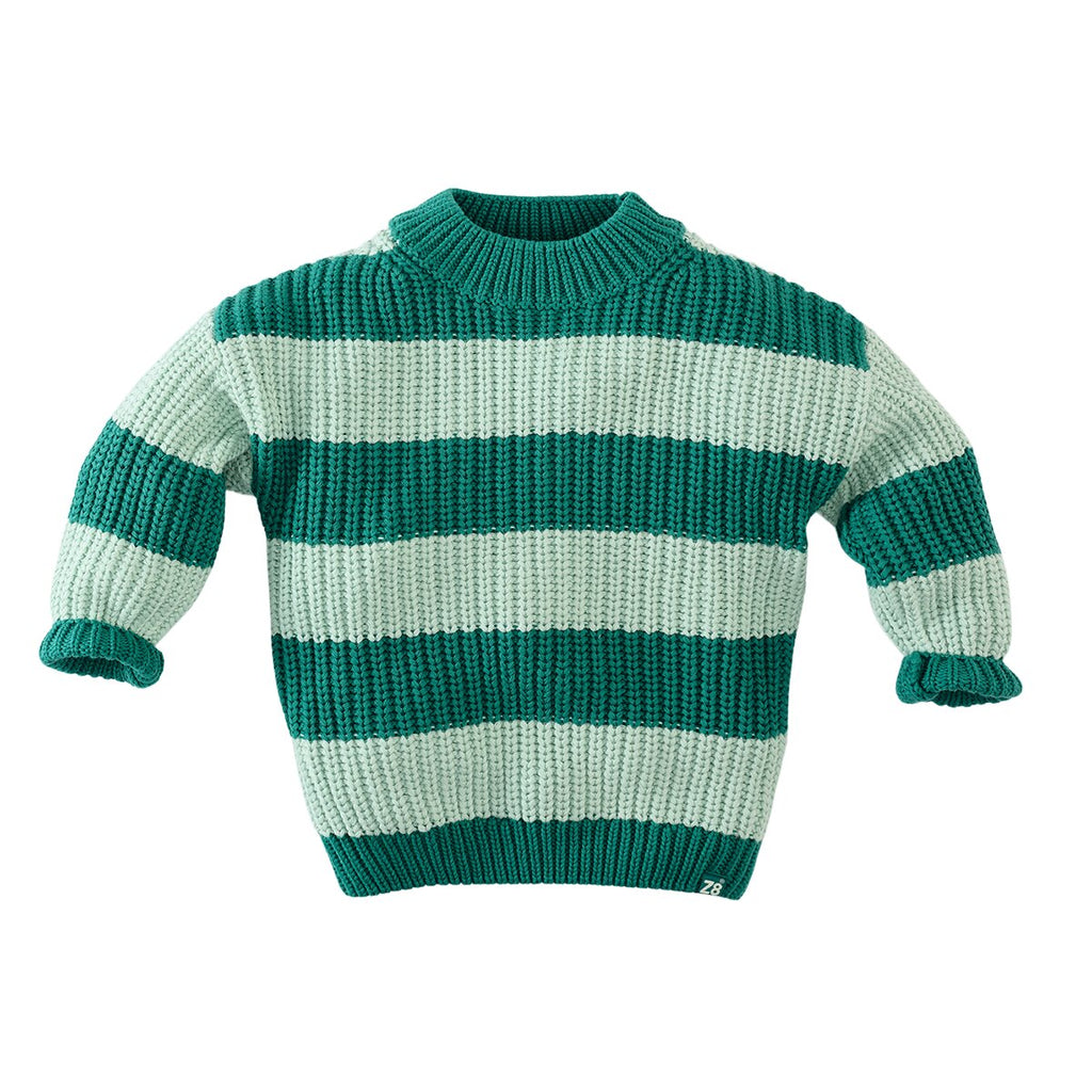 Melicio pullover T-shirt - Easy emerald/Summer salix