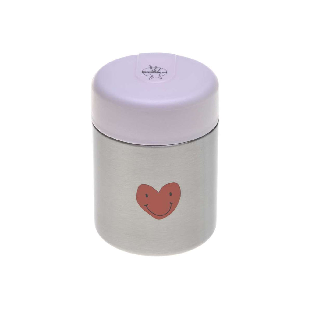 Happy Rascals meal thermos - Lavender heart - Isothermal