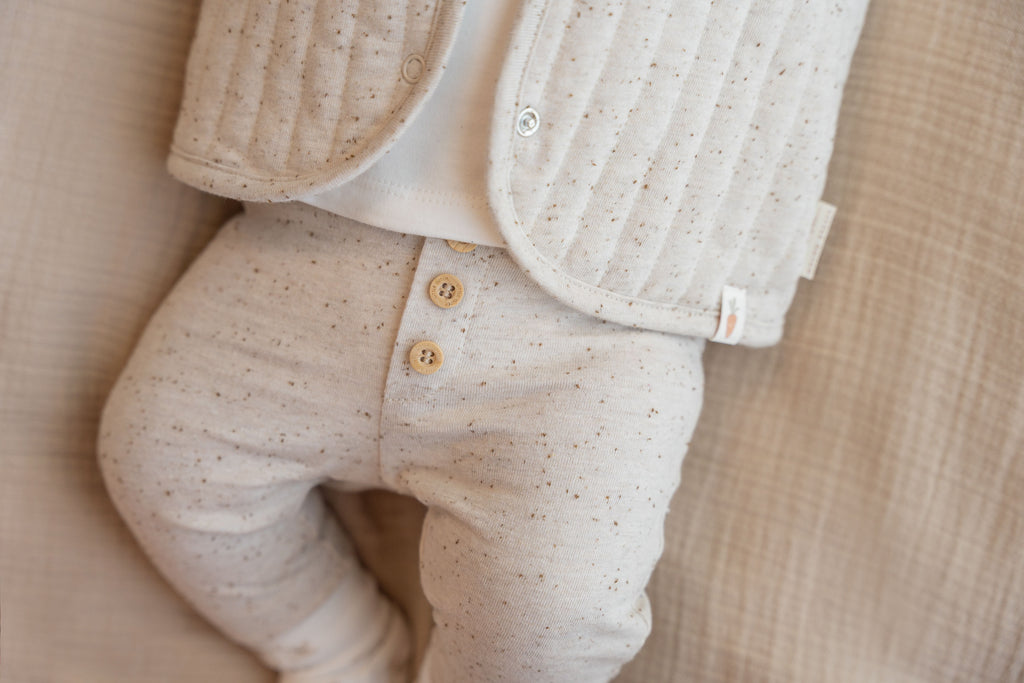 Reversible baby jacket - Baby Bunny/sand diaper (various)