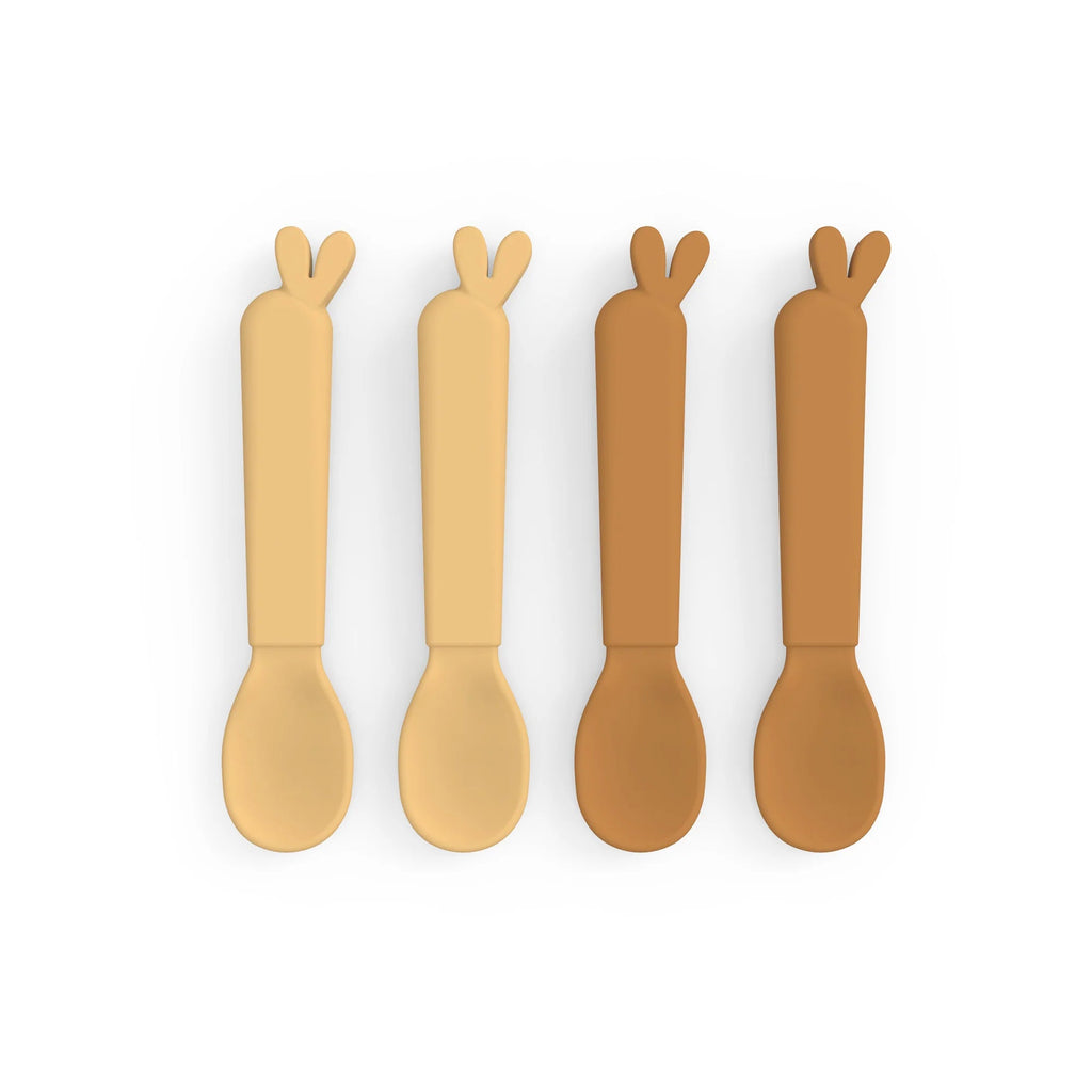 4 kiddish spoons - Lalee - mustard - Baby meals