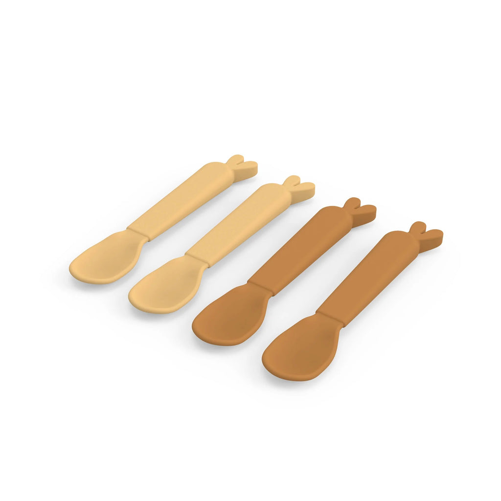 4 kiddish spoons - Lalee - mustard - Baby meals