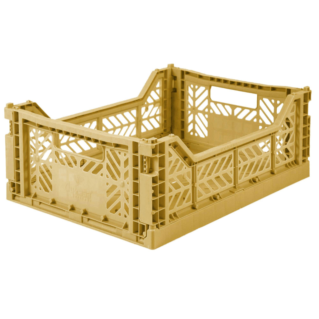 Aykasa Folding crate gold - medium - Toy Storage
