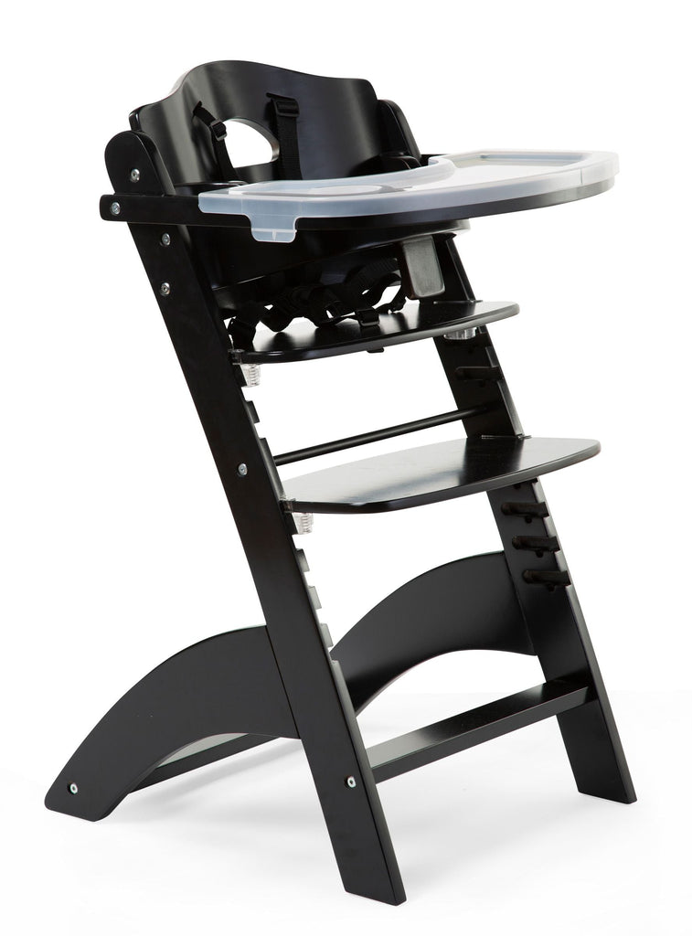 LAMBDA 3 Evolution Chair + PVC Shelf - Black - Baby meals